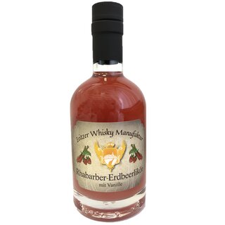 Rhabarber-Erdbeerlikr nit Vanille 0,2l